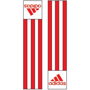 Adidas-schouderlabels voor je judopak | rood