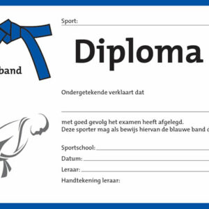 Diploma Blauw