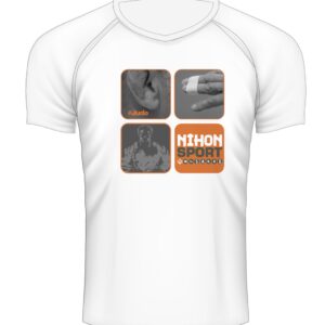 Sneldrogend sportshirt 'Dit is #judo' Nihon | wit
