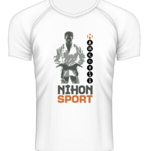 Sneldrogend sportshirt JUDOKA Nihon | wit
