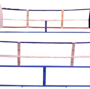 Opvouwbare boksring op wieltjes | 6 x 6 meter