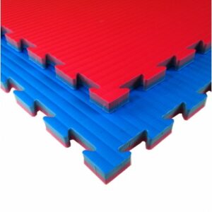 Karate- en taekwondopuzzelmat Tatamix | blauw-rood | 2