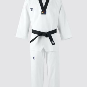 Taekwondo-pak dan (dobok) JC-Club | WT | wit-zwart