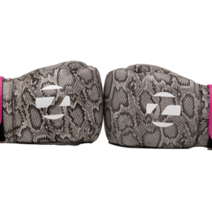 Bokshandschoenen Snake Nihon | slangenprint & roze details