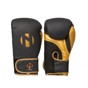 Bokshandschoenen voor trainingen Nihon | zwart-goud