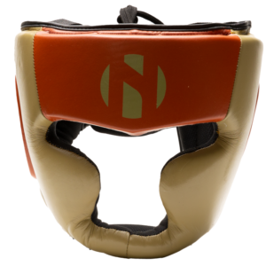 Hoofdbeschermer (head guard) Nihon | leer | bruin