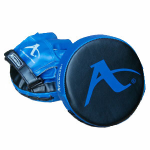 Karate-focushandschoen set (rond) Arawaza | zwart-blauw