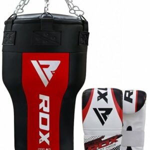 RDX Angle Bokszak + Handschoen incl. Ketting rood