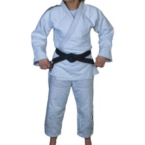 Judopak Adidas Champion slimfit IJF | wit