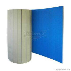 Tatamix rolmat martial arts op maat | PE/PVC | blauw