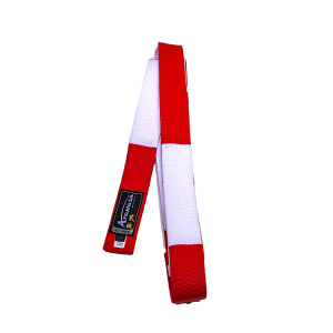 Karateband Master van Arawaza | rood-wit