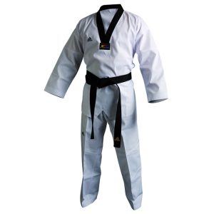 Adidas Taekwondopak Club Zwarte Revers