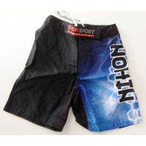Nihon MMA Shorts Blue Cyber